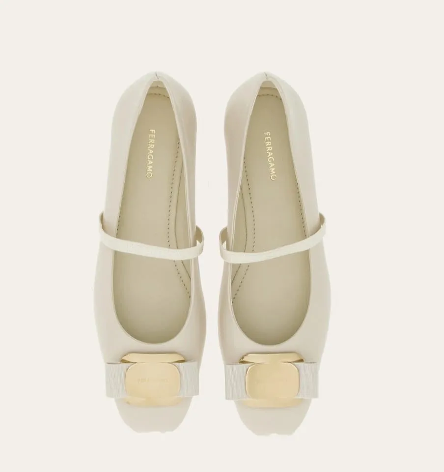 Zina (New Vara plate ballet flat)