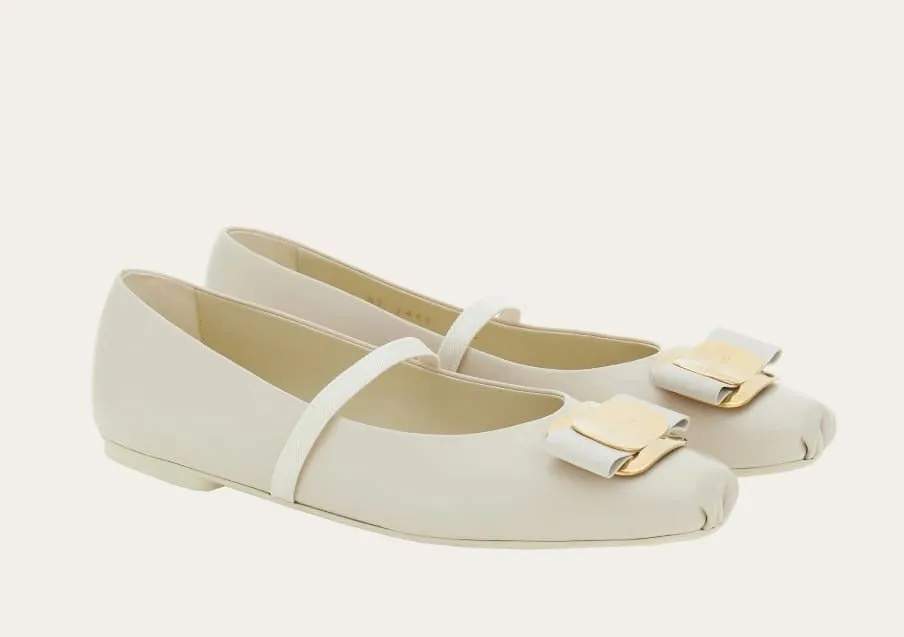 Zina (New Vara plate ballet flat)